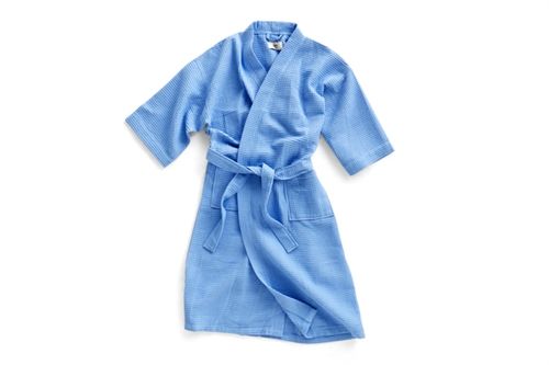 HAY Waffle Bathrobe One Size - Sky Blue 