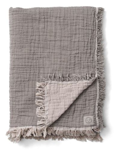 &Tradition Collect Cotton Throw SC32, 140x210 - Cloud & Slate