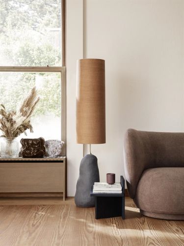 Ferm Living Oblique Taburet/Bord 33x40 cm - Black Stained Ash