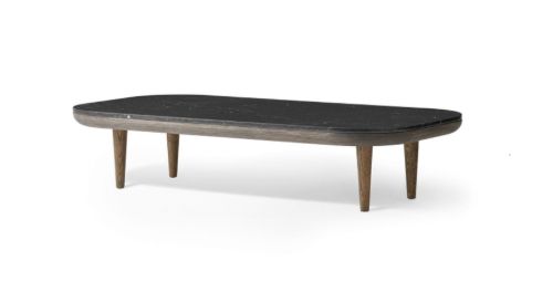 &Tradition Fly SC5 Lounge Table 60x120 cm - Smoked Oiled Oak/Honed Nero Marquina