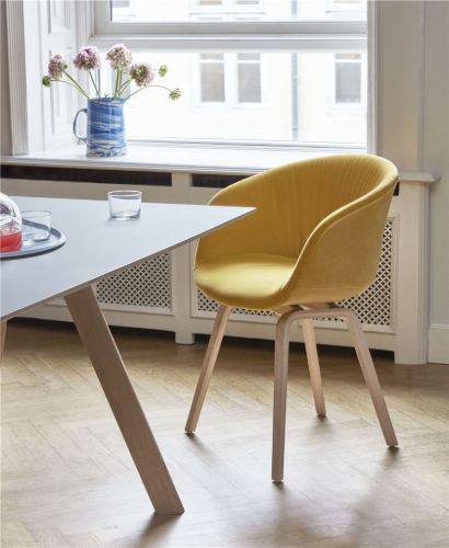 HAY AAC 23 Soft About A Chair  - Lacquered Oak Veneer/Lola Yellow