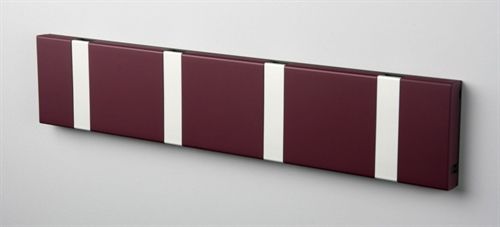 KNAX vandret 4 knagerække L: 39,6cm - Purple/Grå