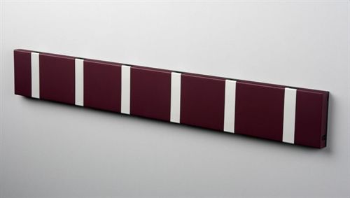 KNAX vandret 6 knagerække L: 59,4cm - Purple/Grå