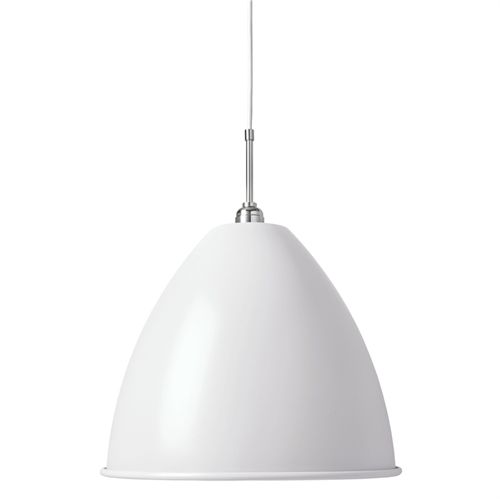 Bestlite BL9 Pendant Ø:40 cm  L  Chrome Base - Matt White skærm