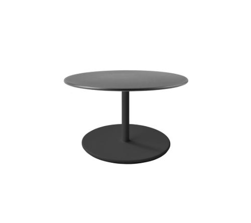 Cane-line Outdoor Go Sofabord Ø: 80 cm - Lava Grey/Lava Grey