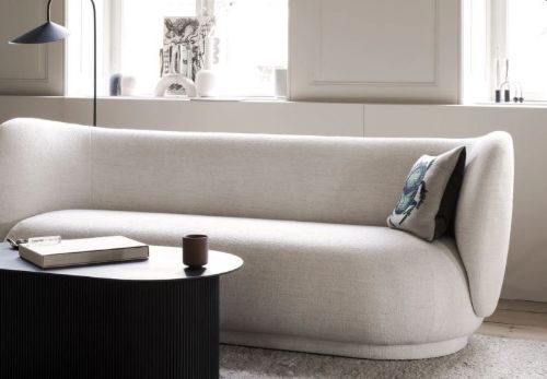 Ferm Living Rico 3 Personers Sofa Boucle L:210 cm - Off White