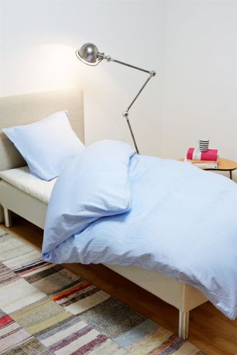 CPH Living Dobbeltsengetøj NØRREBRO 200x220 / 60x63 cm - Lyseblå
