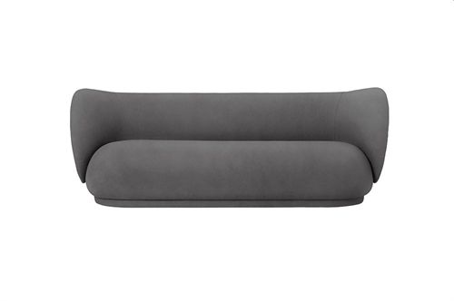 Ferm Living Rico 4 Personers Sofa Brushed L: 260 cm - Warm Grey