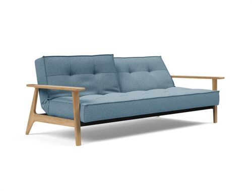 Innovation Living Splitback Frej Sovesofa L: 232 cm - Eg/Mixed Dance Light Blue