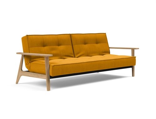 Innovation Living Splitback Frej Sovesofa L: 232 cm - Eg/Elegance Burned Curry