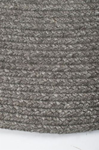 HC Interior Rugs Stavanger Håndlavet Tæppe Ø: 160 cm - Dark Grey