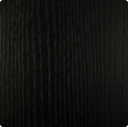 GUBI Démon Shelf, 2 Brackets, 155, 3 shelves (Black Stained Ash Semi Matt Lacquered)