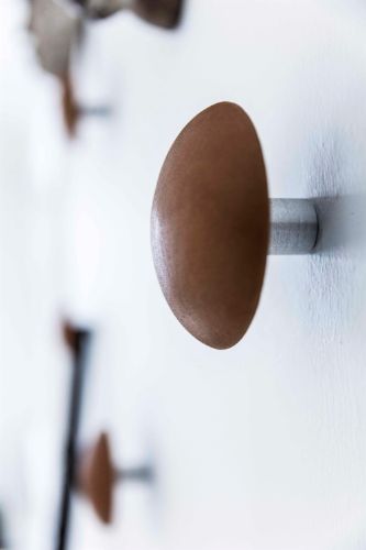 Bent Hansen B1 Button Up Knage Ø: 10 cm - Læder Natur
