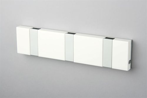 KNAX Lite 3 knagerække L: 20cm - Hvid/Grå