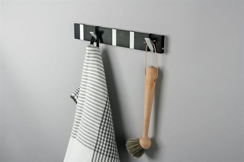 KNAX Lite 5 knagerække L: 33cm - Sort/Grå