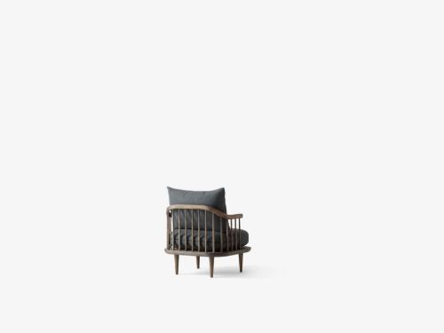 &Tradition Fly SC10 Lounge Chair  - Smoked Oiled Oak/Hot Madison 093