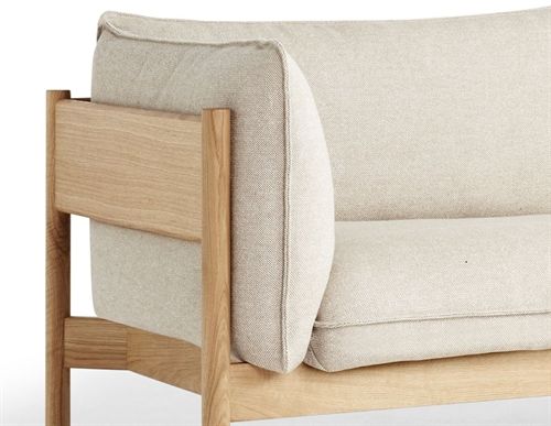 HAY Arbour 3 Seater B: 220 cm - Hallingdal 220 / Oiled Waxed Solid Oak