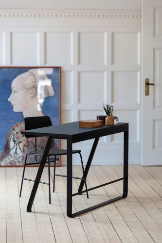 Bent Hansen Hemingway Skrivebord H: 73,5 cm - Sort/Blå