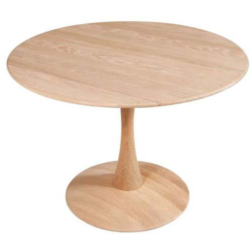 Snedkergaarden Nanna Ditzel Trisse Sofabord ND 104 Ø: 68 cm - Olieret Eg