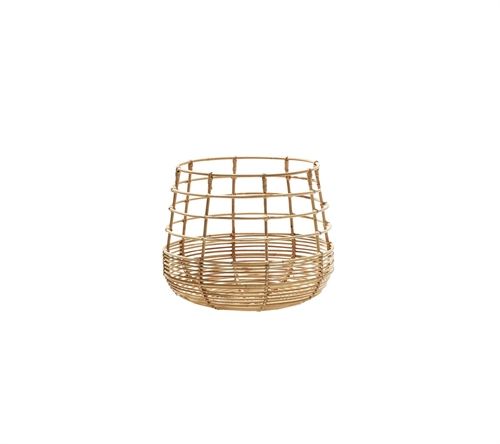 Cane-line Indoor Sweep Kurv Rund H: 46 cm - Rattan