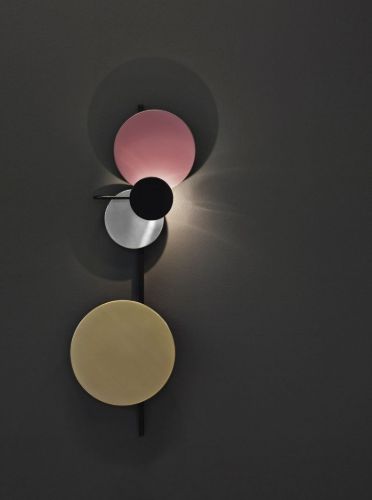 Please Wait to be Seated Planet Lamp L: 98 cm - Indian Red
