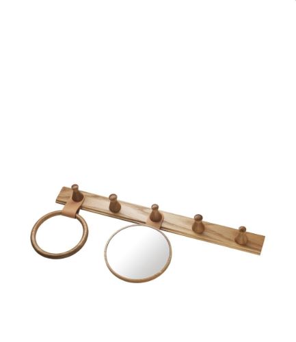 FDB Møbler Q3 Allé Knager 5 Stk L: 60 cm - Eg