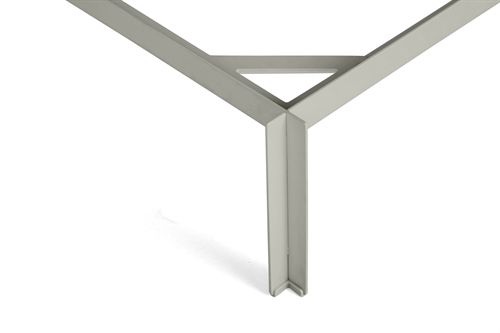 HAY Connect Bed incl. Crossbar for L: 200 x W: 160 cm Mattress - Warm Grey