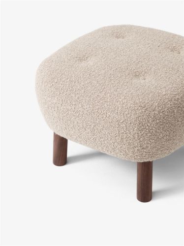 &Tradition Little Petra ATD1 Pouf H: 37 cm - Oiled Walnut/Karakorum 003