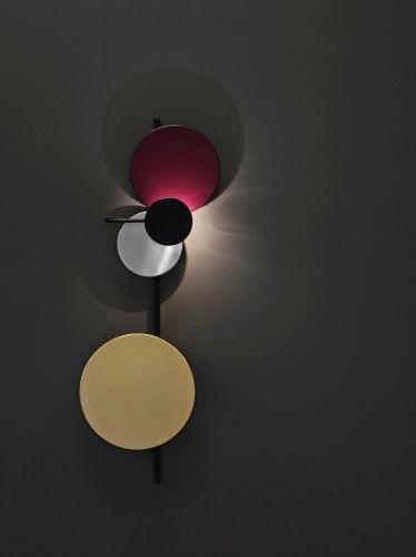Please Wait to be Seated Planet Lamp L: 98 cm - Fig Purple