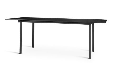 Please Wait to be Seated Tubby Tube Table 200x90 cm - Black/Black