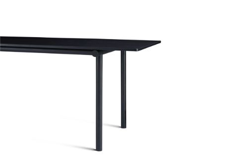 Please Wait to be Seated Tubby Tube Table 200x90 cm - Black/Black