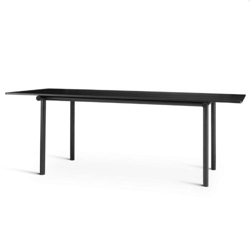 Please Wait to be Seated Tubby Tube Table 240x90 cm - Black/Black