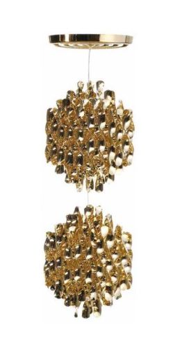 Verpan Spiral SP2 Pendant H: 180 cm - Guld