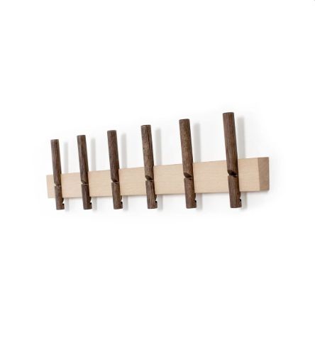 We Do Wood Reces Knagerække B: 98 cm - Transperant Lak/Mørk Bejdse