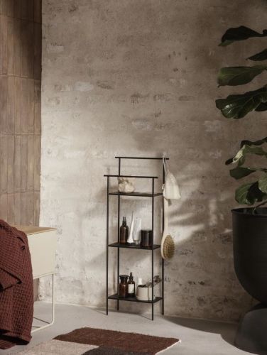Ferm Living Dora Shelving Unit H: 79,2 cm - Black