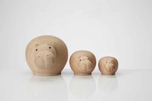 Woud Hibo Hippopotamus Small - Eg