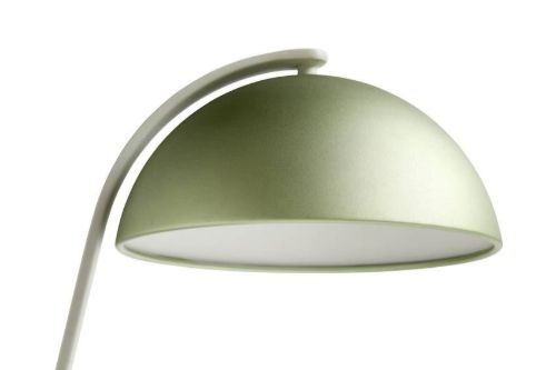 HAY Cloche Table Lamp H: 43 cm - Mint Green/Black