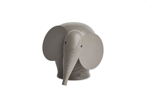 Woud Nunu Elephant Medium H: 16 cm - Taupe