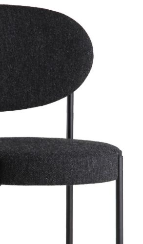 Verpan Series 430 Chair SH: 47 cm - Hallingdal 180/Black
