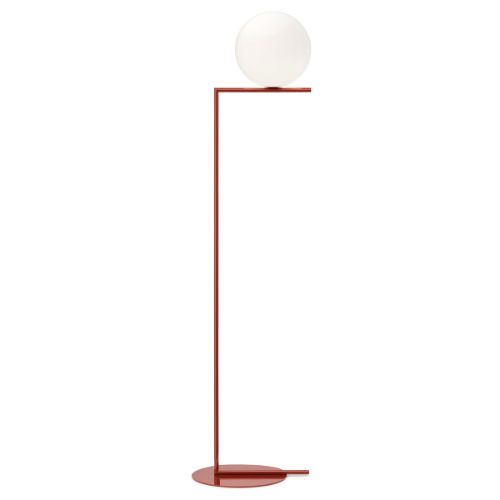 FLOS IC Lights Floor 2 Gulvlampe H: 185,2 cm - Burgundy Red