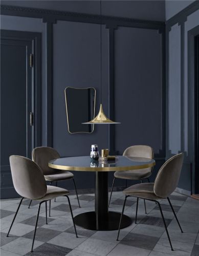 GUBI Semi Pendant Ø: 47 cm - Polished Brass