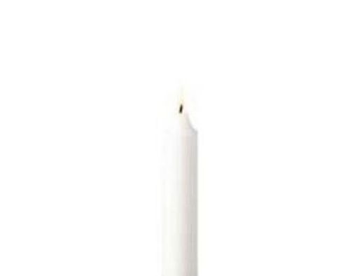 Piet Hein Stearinlys MAXI Ø: 50 mm kasse m. 12 stk - Hvid