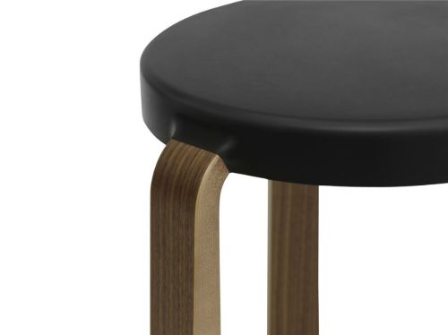 Normann Copenhagen Tap Skammel H: 43 cm - Valnød/Sort
