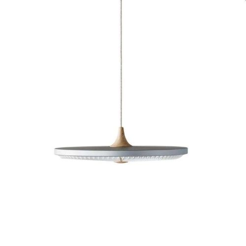 Le Klint Soleil Pendant W/Dimmer M Ø: 50 cm - Silver Cloud/Paper