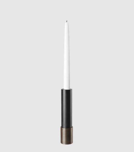 GUBI Space Candlestick Lysestage H: 20 cm - Antik Brass