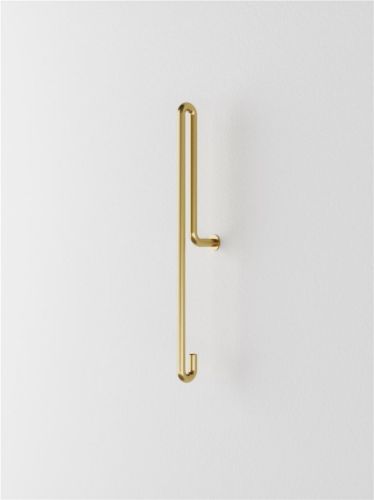 Moebe Wall Hook Large 20x3,6x0,6 cm - Gold
