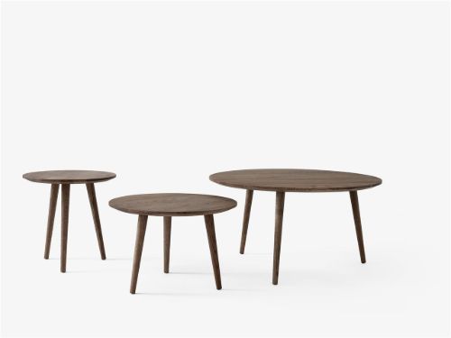 &Tradition SK14 In Between Coffee Table Ø: 60 cm - Smoked Oiled Oak