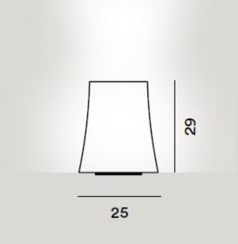 Foscarini Birdie Zero Bordlampe Large H: 29cm - Hvid