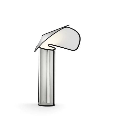 FLOS Chiara T Bordlampe H: 41 cm - Aluminium/Antracite Edge