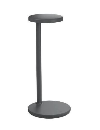 FLOS Oblique QI Bordlampe H: 35cm - Matt Anthracite